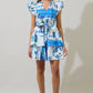 Sosy Postcard Marisol Tiered Mini Dress