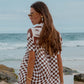 Palma Checker Shirt Dress