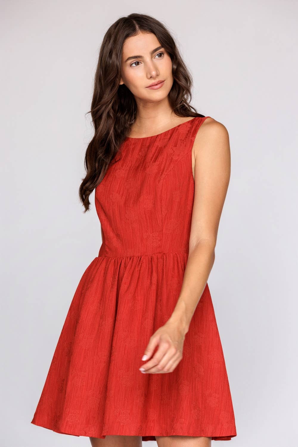 Jacquard Mini Dress