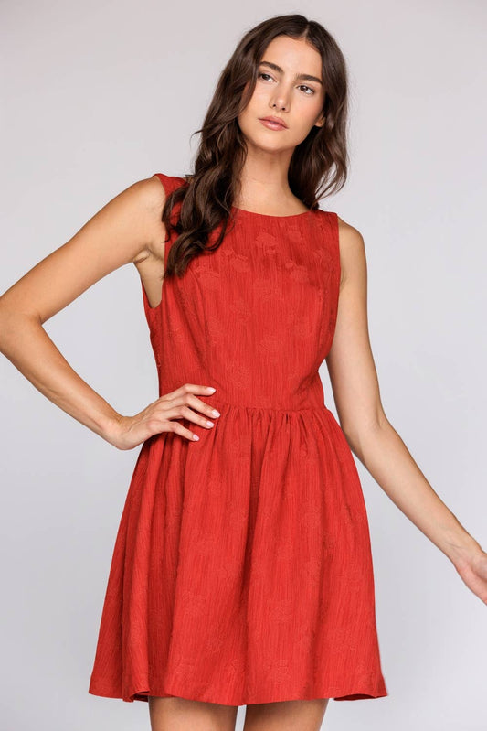 Jacquard Mini Dress