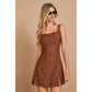 Wild Baby Square Neck Mini Dress