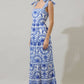 Rivera Tropics Tiered Maxi Dress