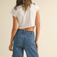 Waffle Crop Top