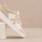 The Liberty Beige | Glitter Star Sneaker