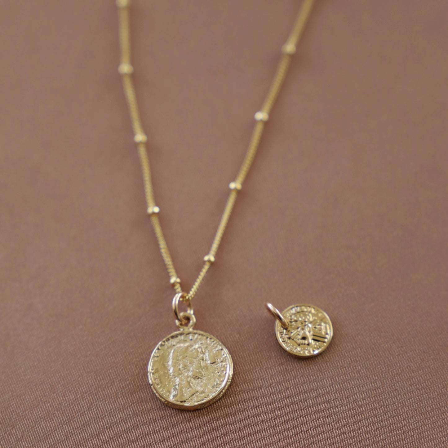 Coin Charm Necklace