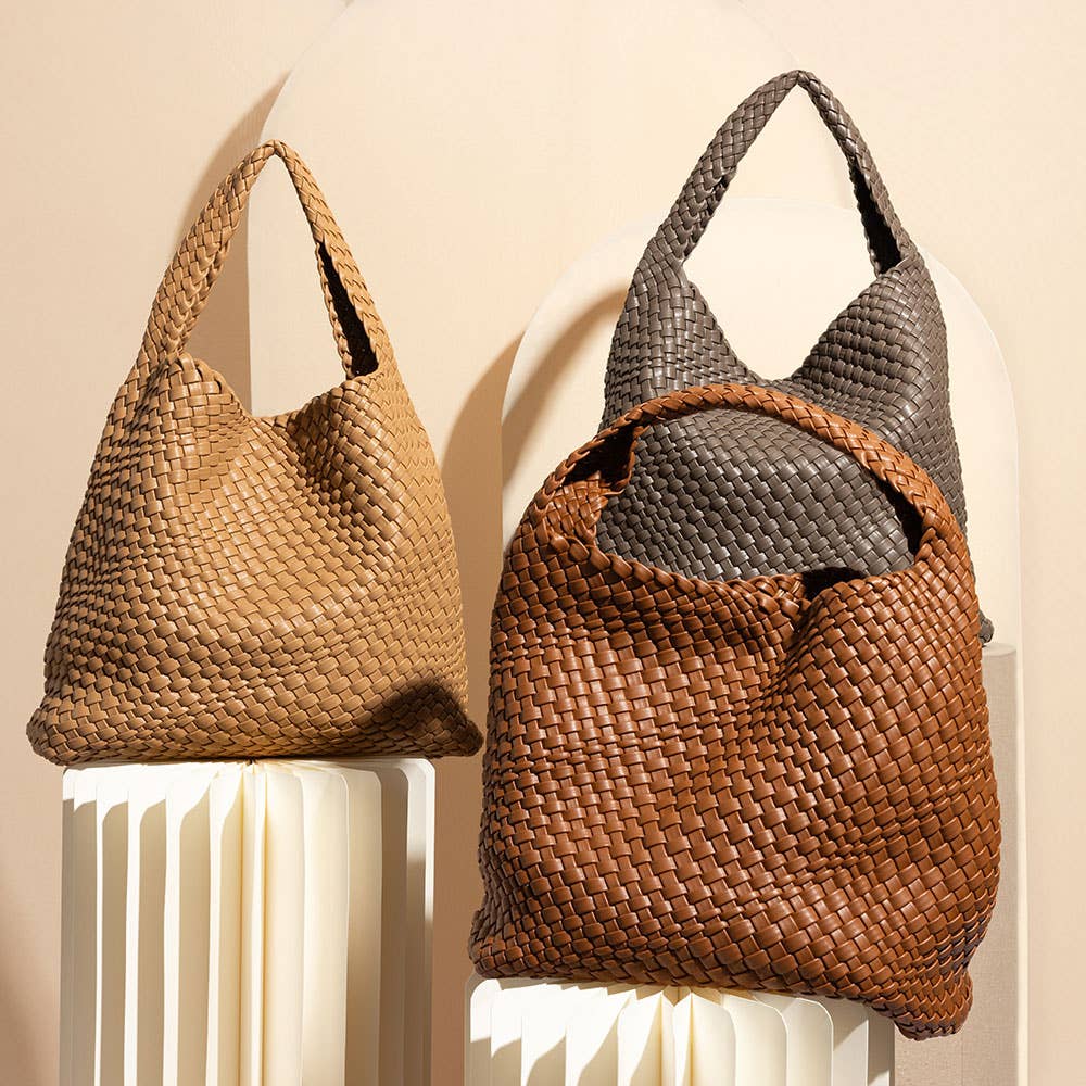 Johanna Nude Recycled Vegan Shoulder Bag