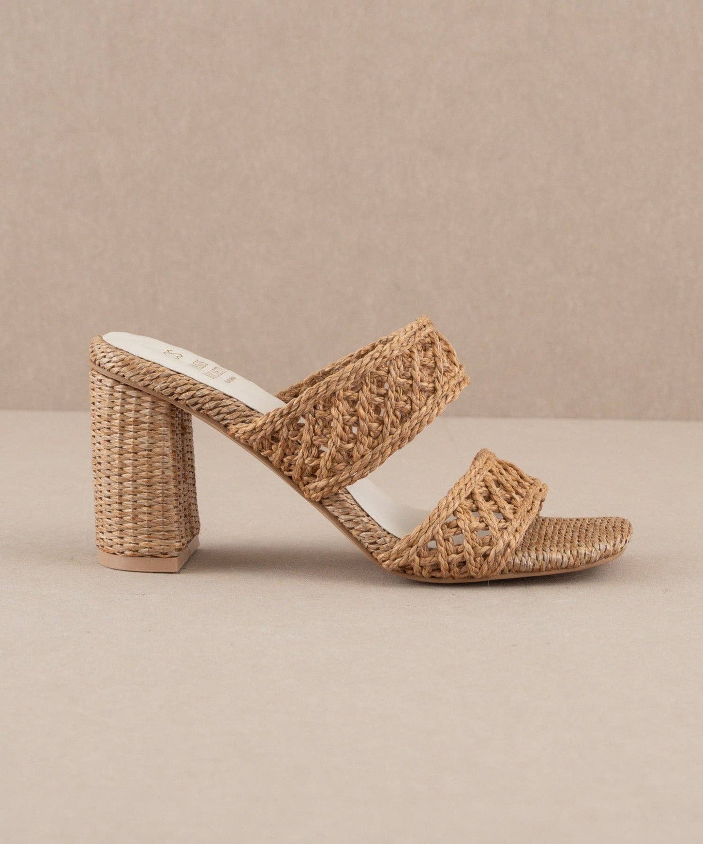 Woven Double Band Heel