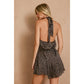 Smoke and Sand Halter Neck Romper