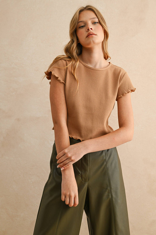 Waffle Crop Top