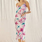 Printed Satin Skirt