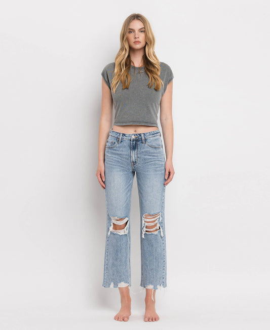 Super High Rise Crop Jean