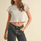 Waffle Crop Top